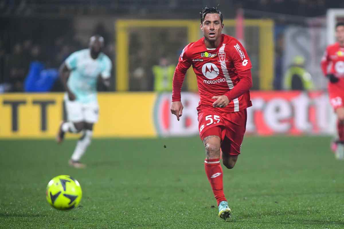 Izzo in campo in Monza-Inter