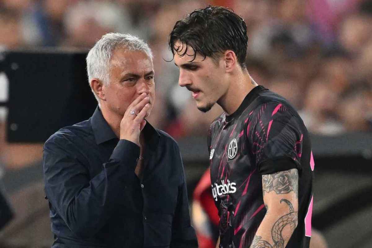 Mourinho e Zaniolo parlano