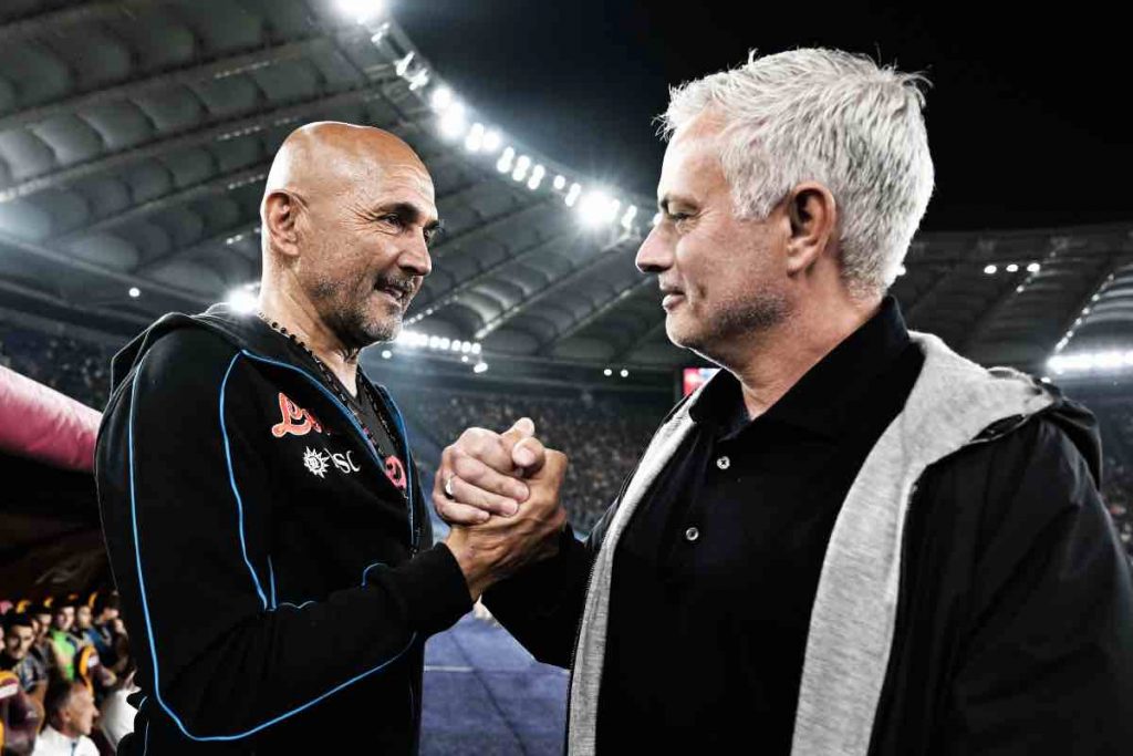 Spalletti e Mourinho si salutano