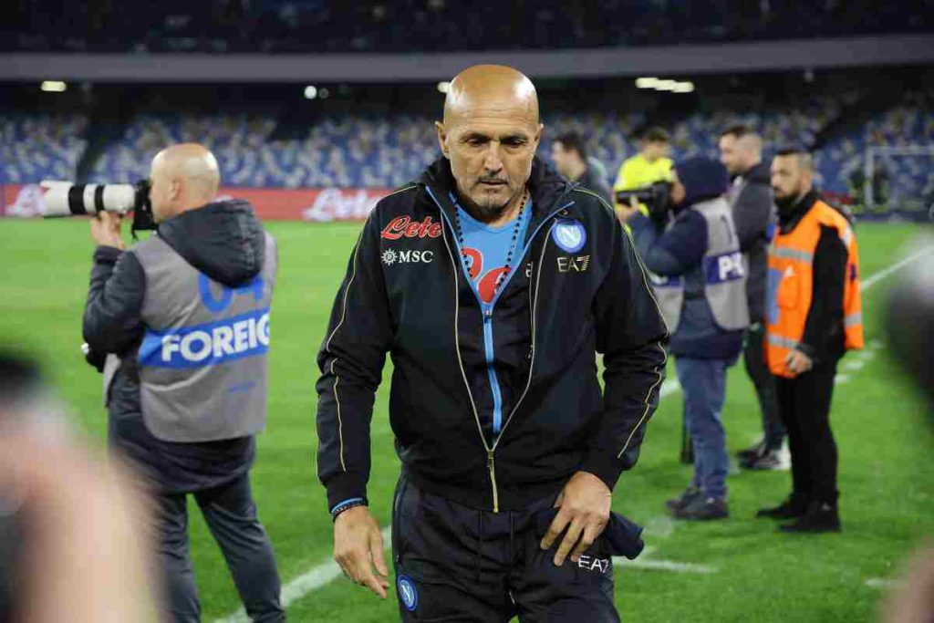 Spalletti deluso Napoli