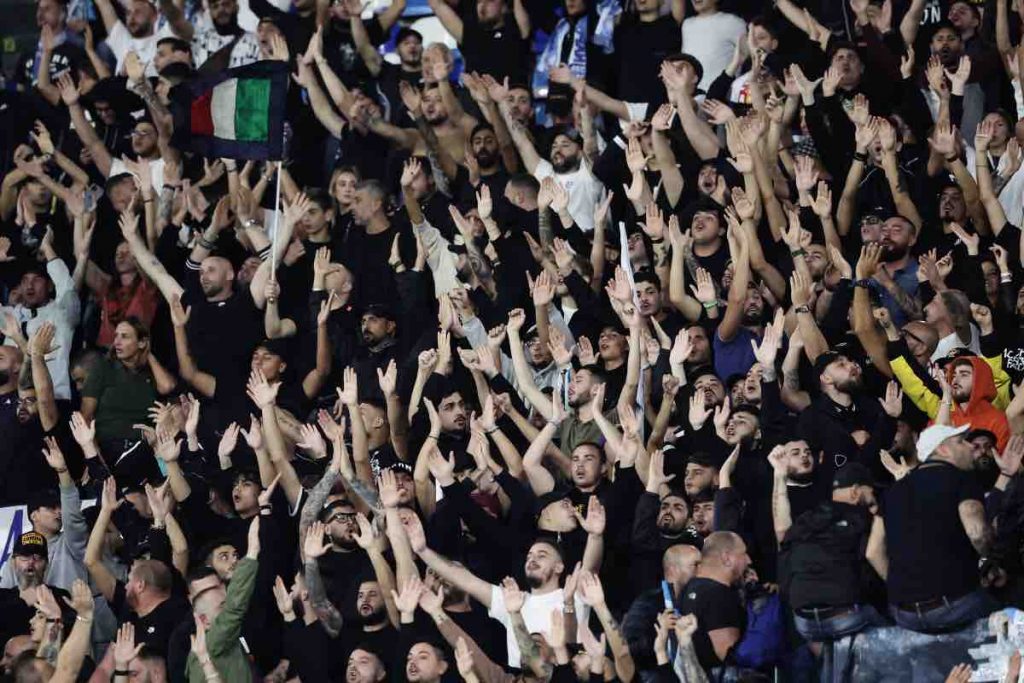 Napoli, i tifosi presenti allo stadio
