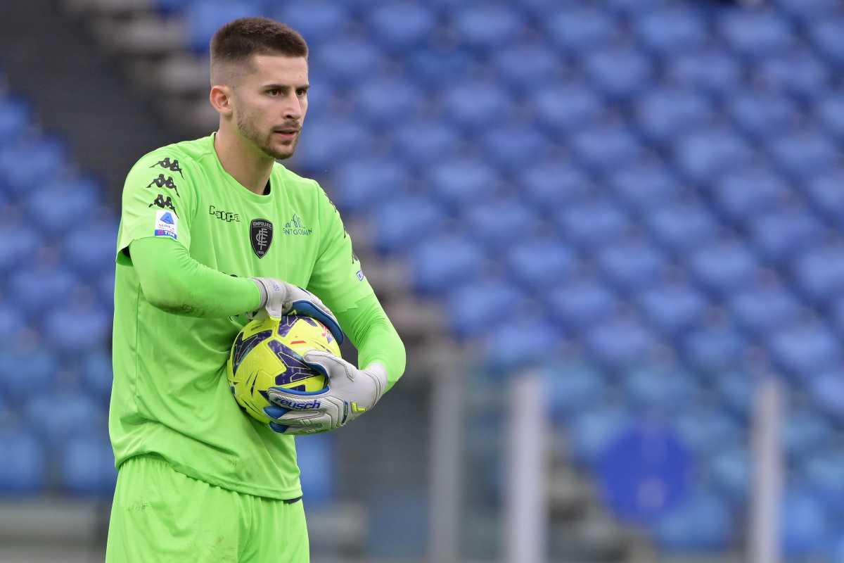 Vicario in campo con l'Empoli