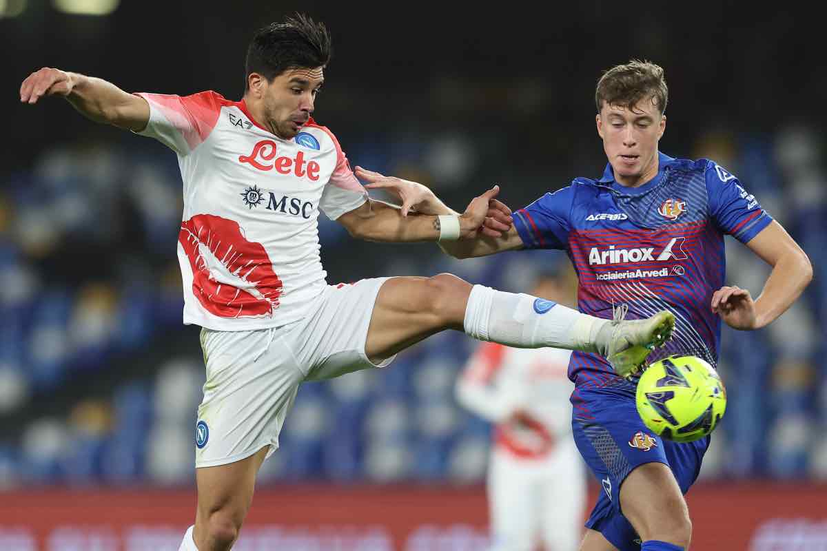 Giovanni Simeone in azione 