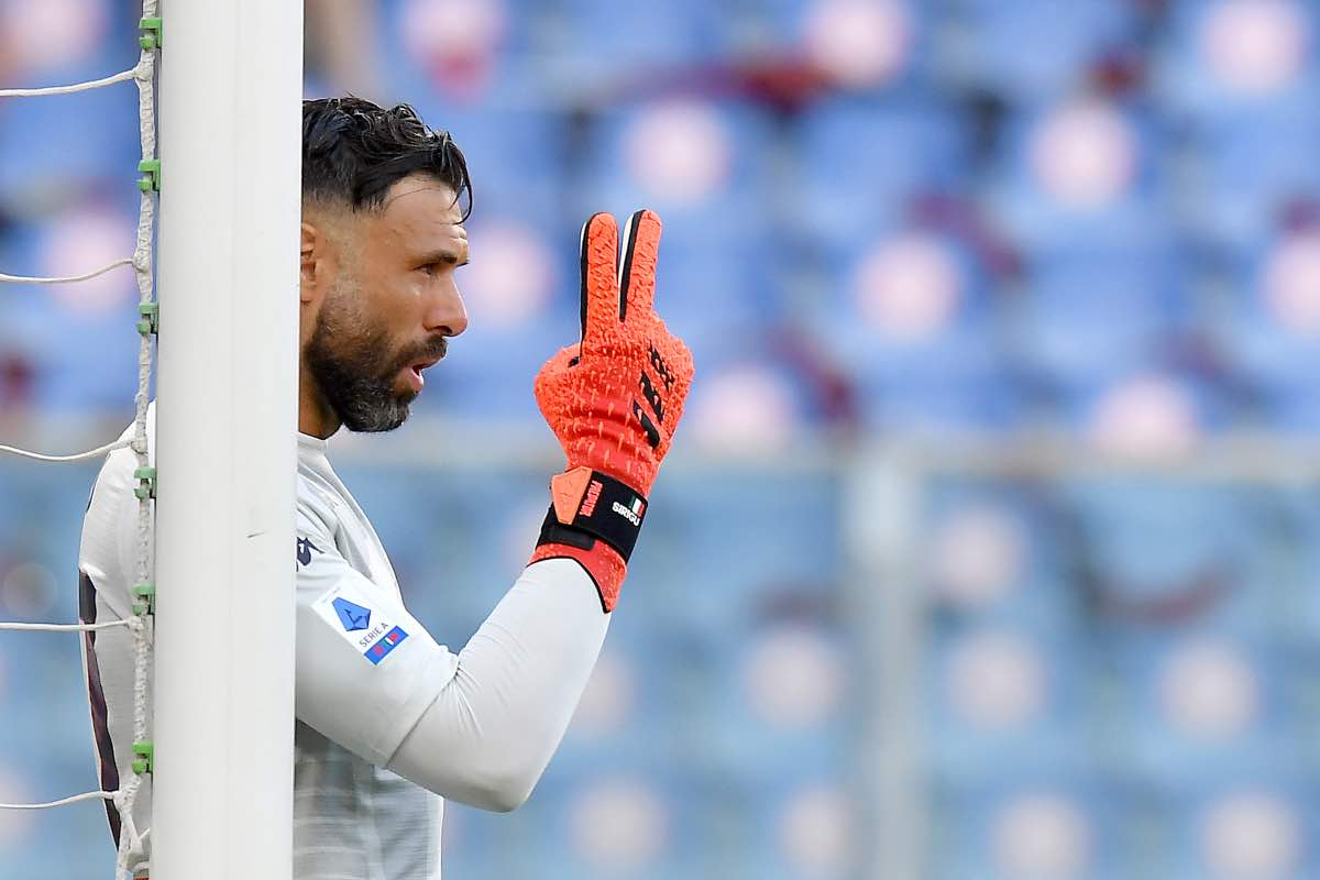 Salvatore Sirigu in campo