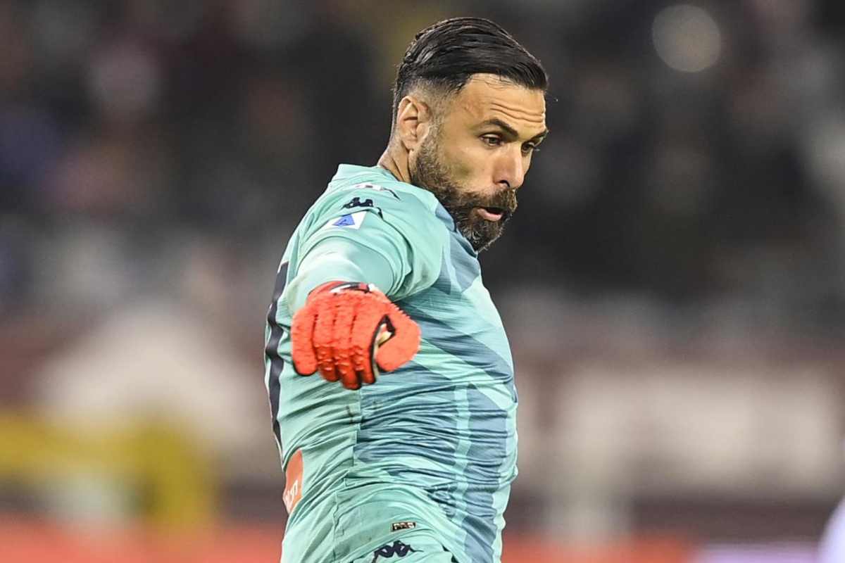 Salvatore Sirigu in azione