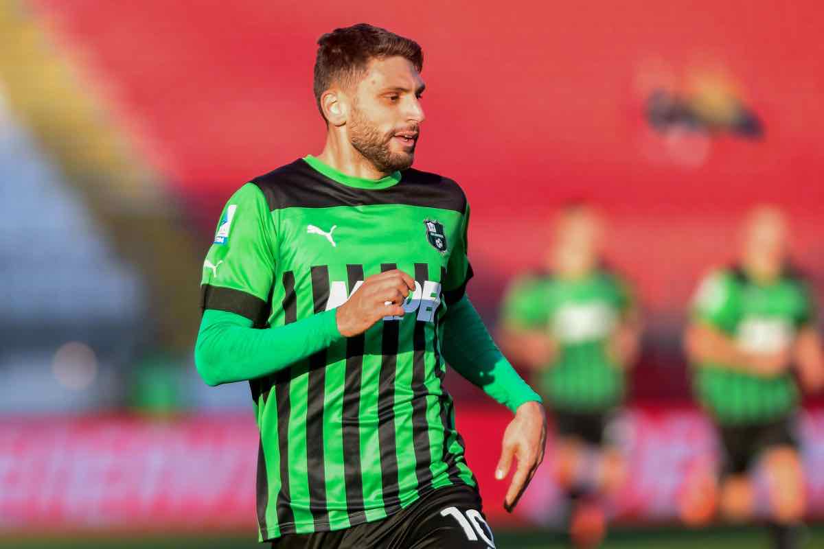 Berardi in campo col Sassuolo