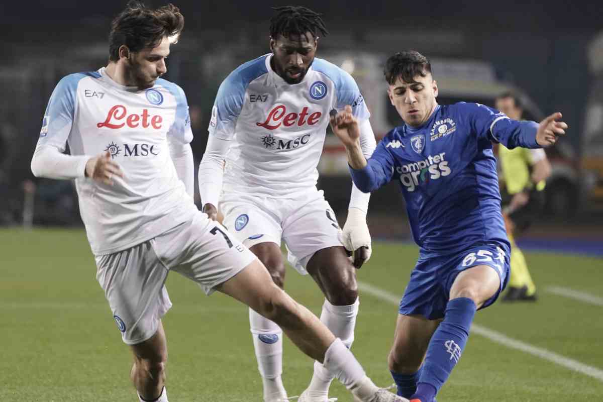 Kvara contro l'Empoli 