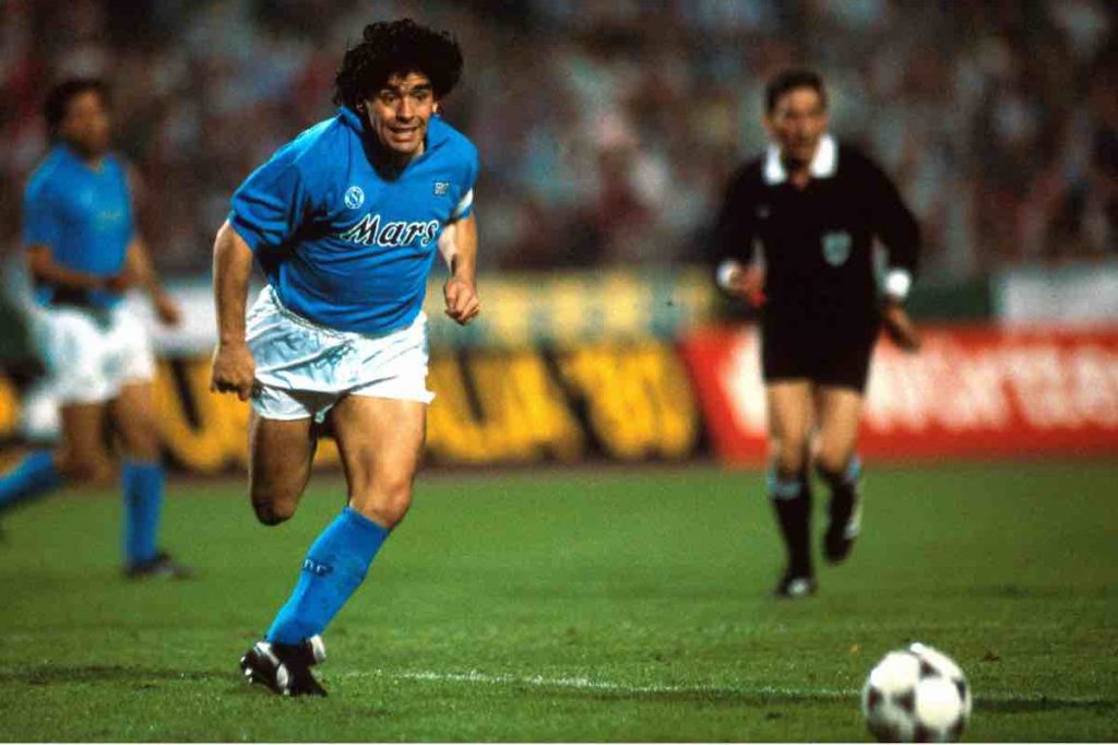 Maradona in campo