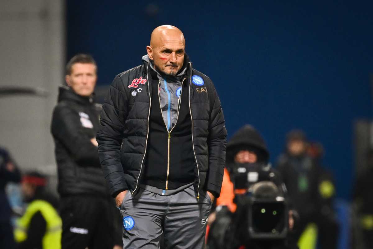 Spalletti a bordocampo Napoli