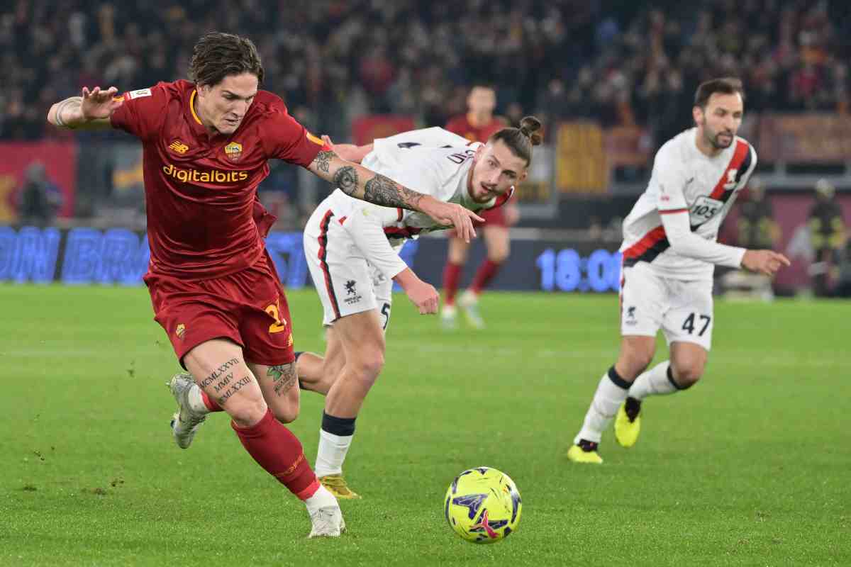 Zaniolo in azione 