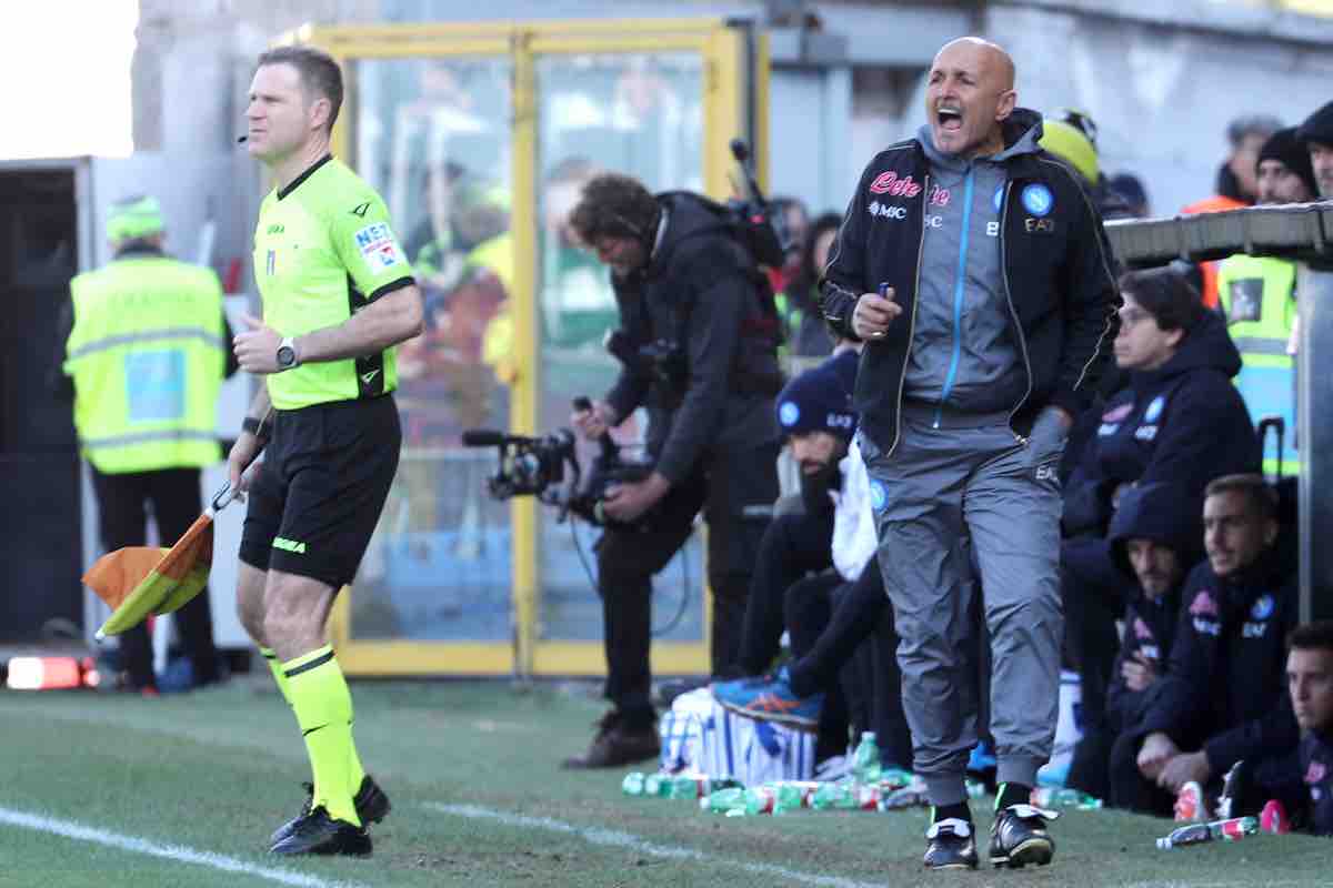 Luciano Spalletti a bordocampo