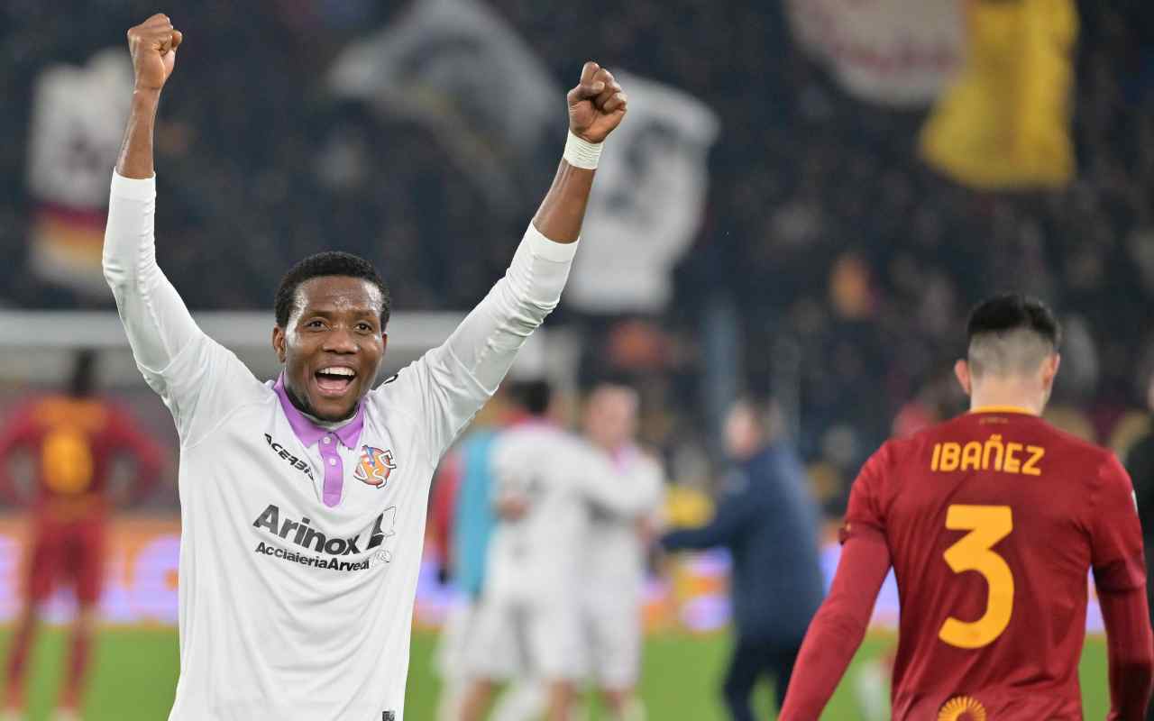 okereke cremonese roma coppa italia