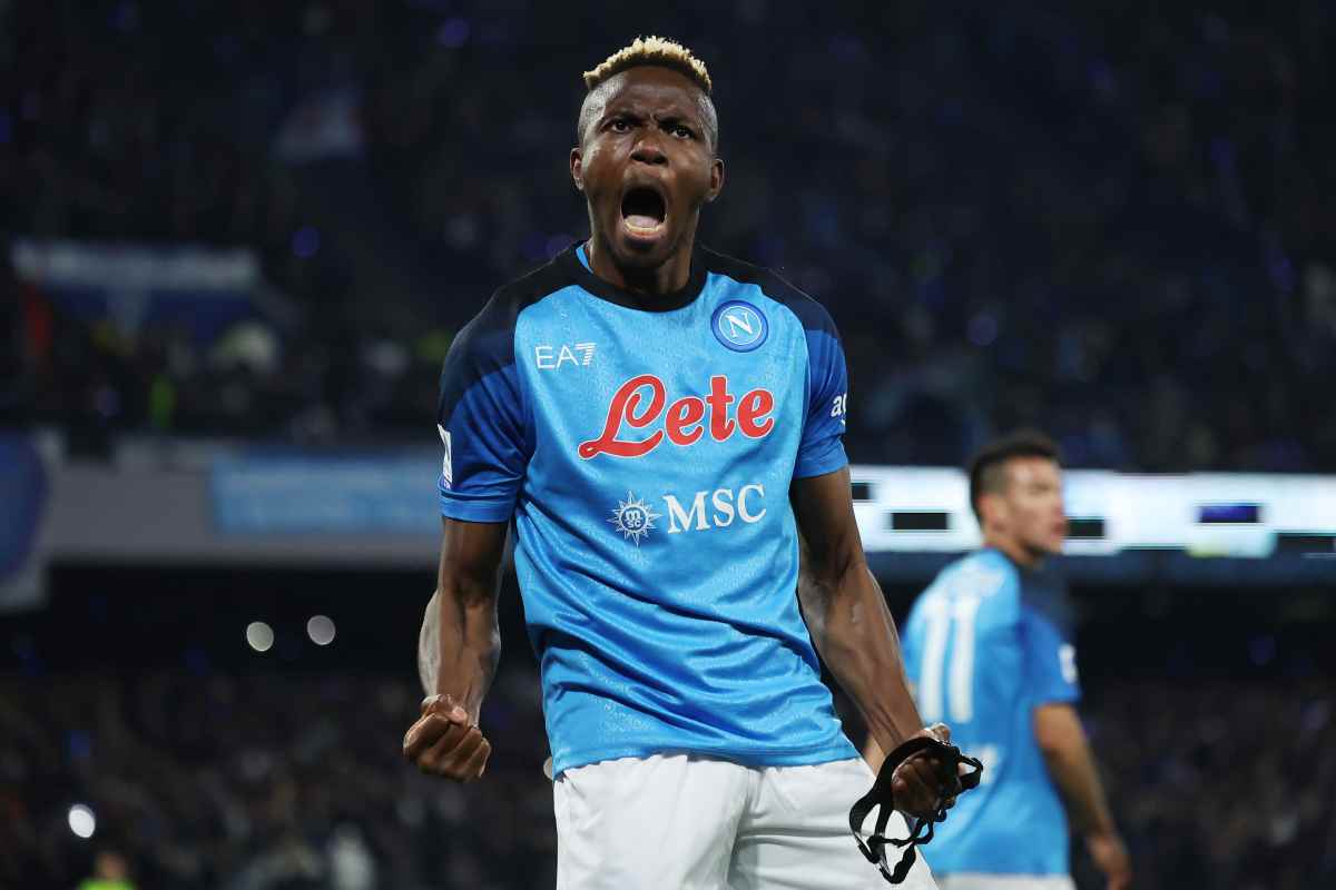 Osimhen Napoli Manchester United