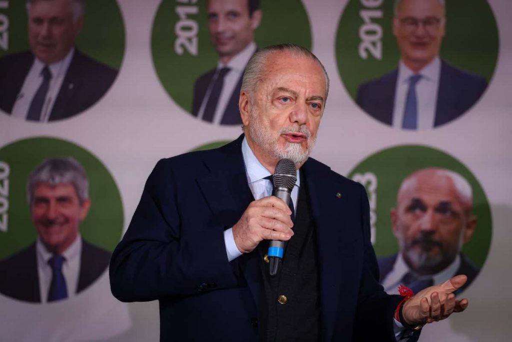 Napoli, De Laurentiis parla