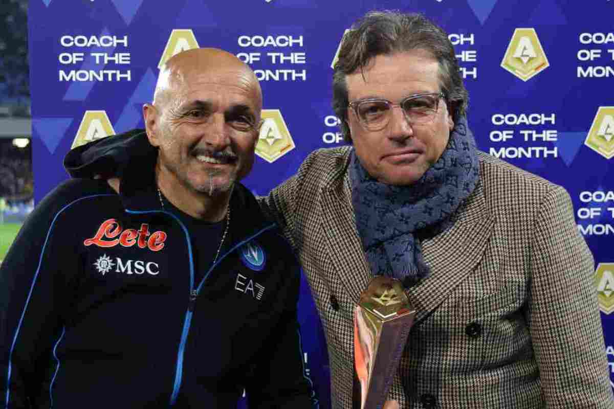 Giuntoli e Spalletti ridono