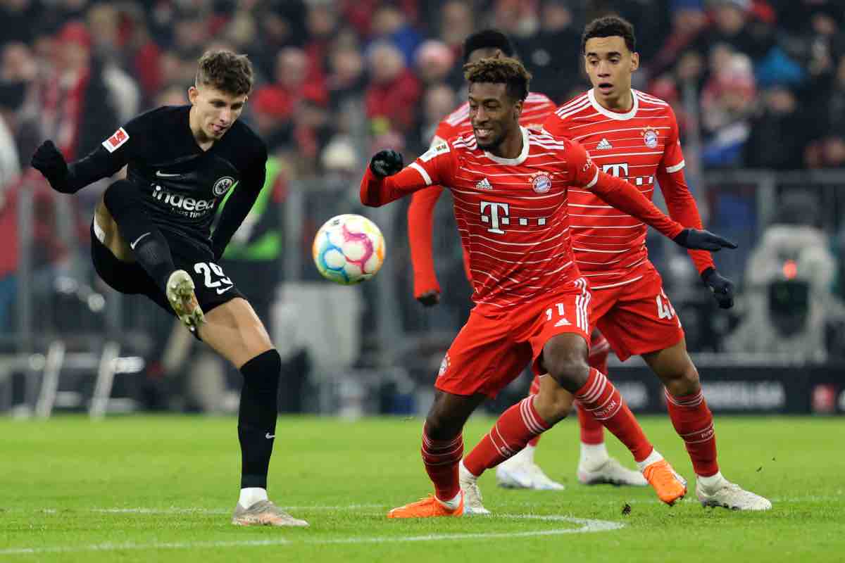 Lindstrom in campo contro il Bayern Monaco