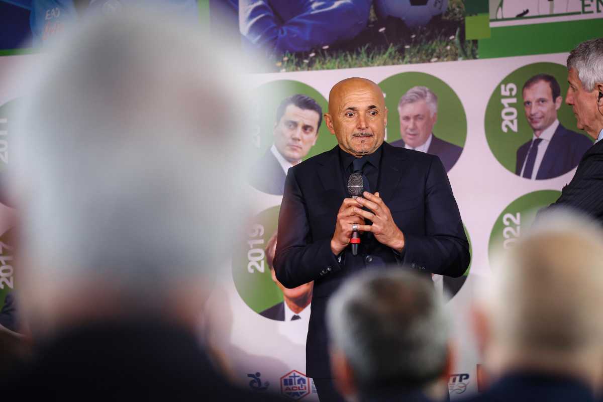 Spalletti al microfono Napoli