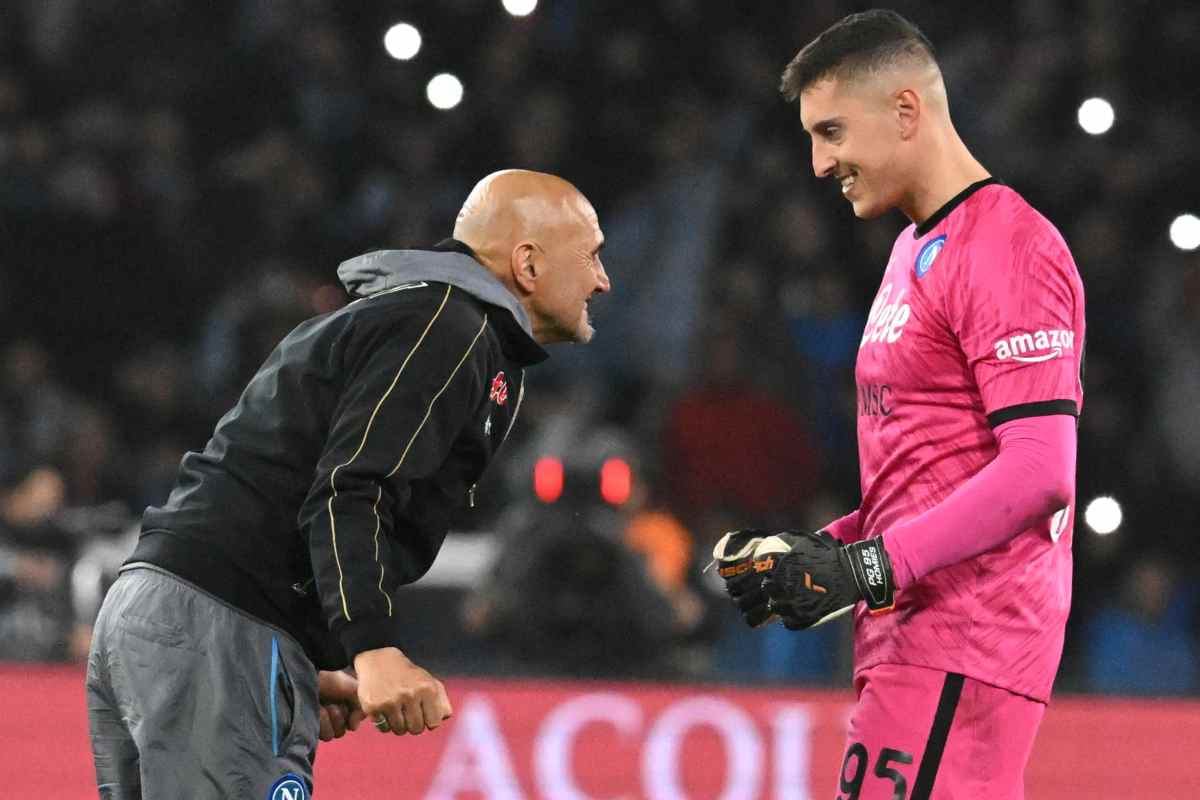 Spalletti con Gollini 