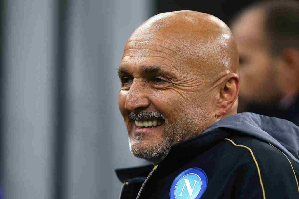 Spalletti sorridente Napoli