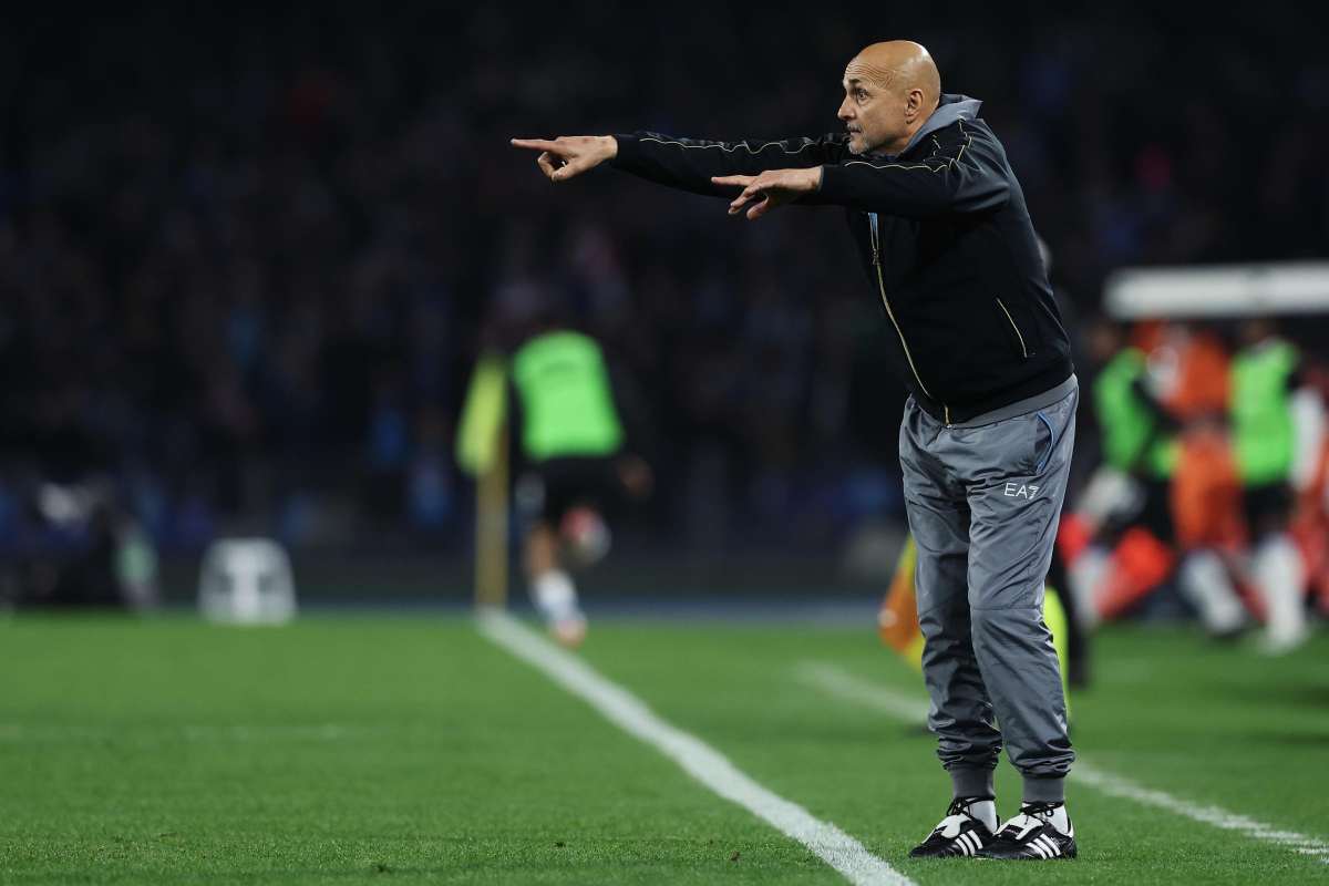 Spalletti dà indicazioni 