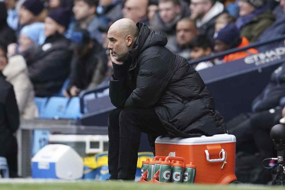 Guardiola in panchina