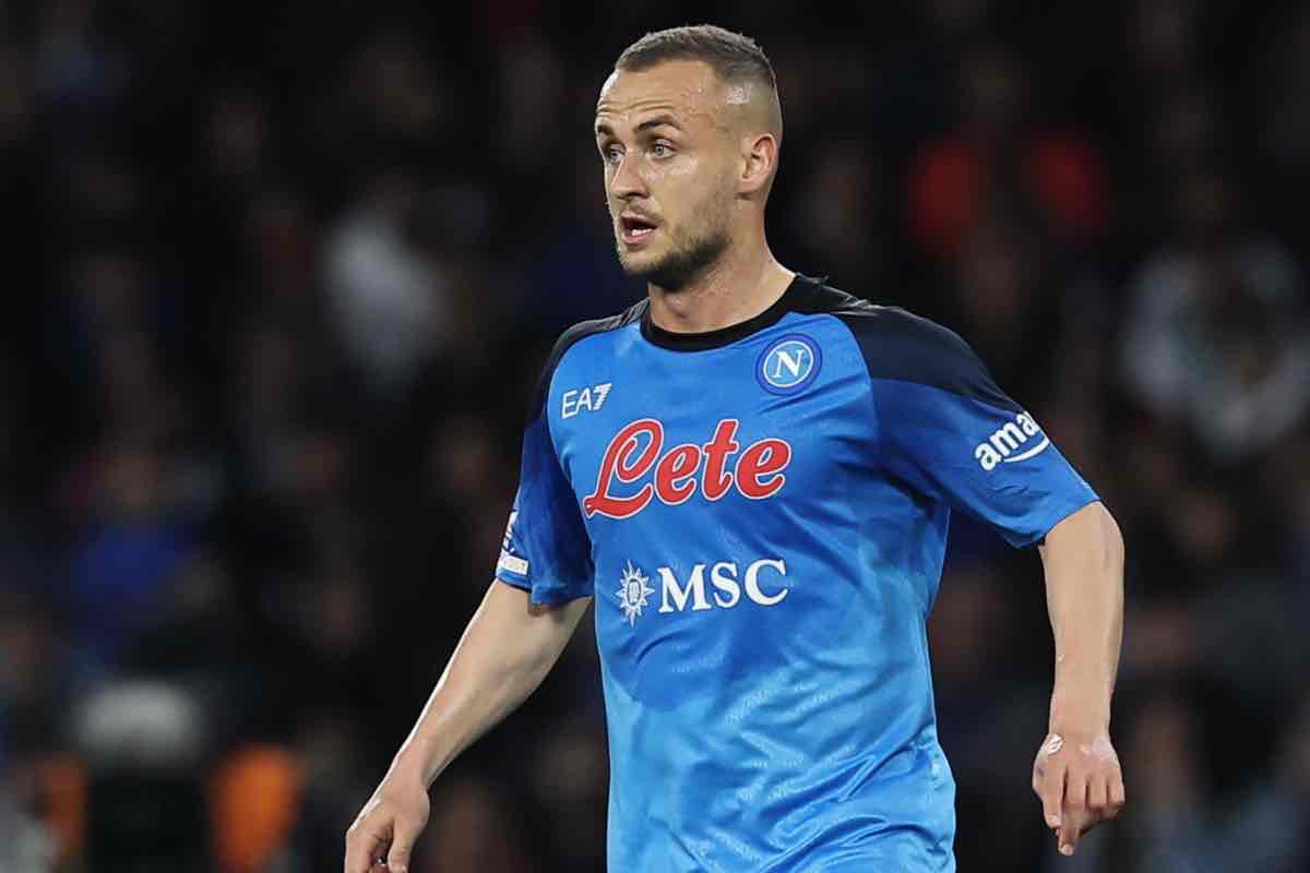 Lobotka in campo col Napoli