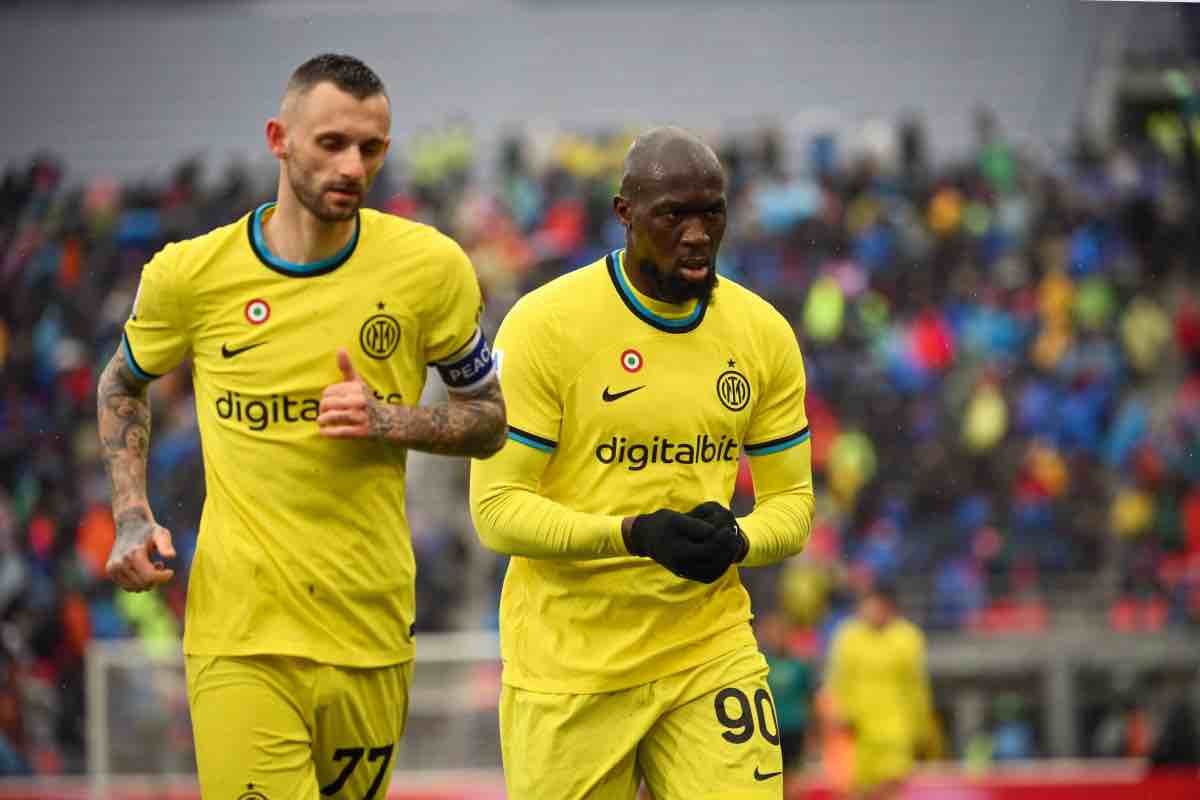 Lukaku e Brozovic in campo