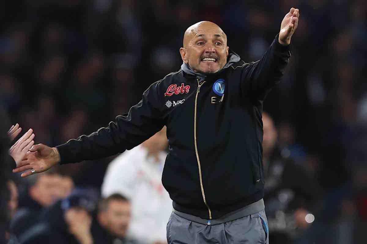 Luciano Spalletti a bordocampo 