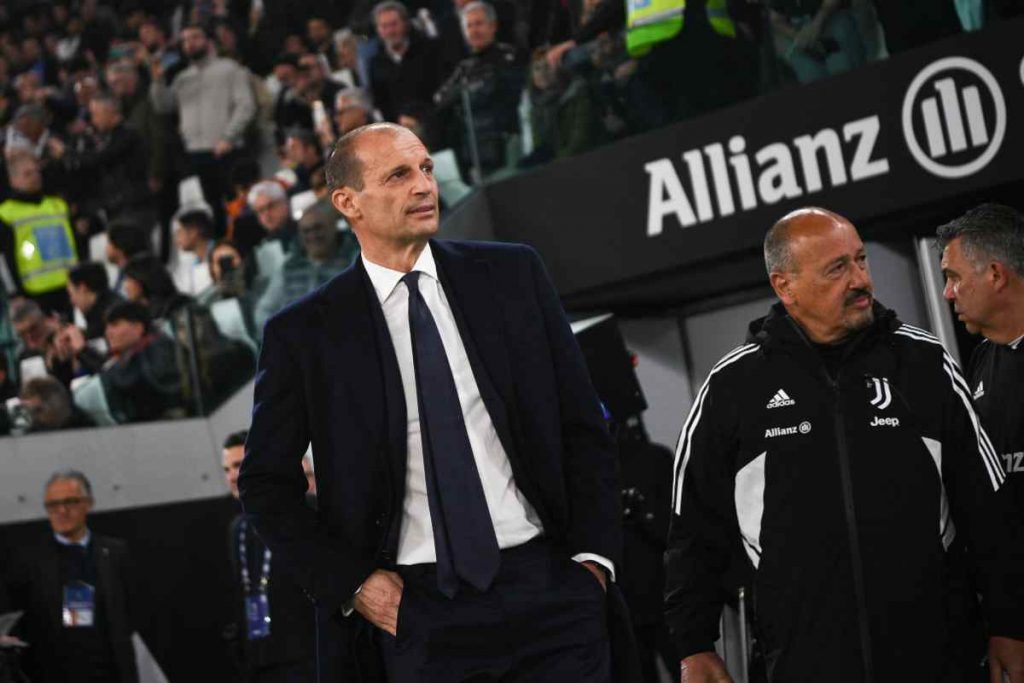 Allegri deluso Juventus