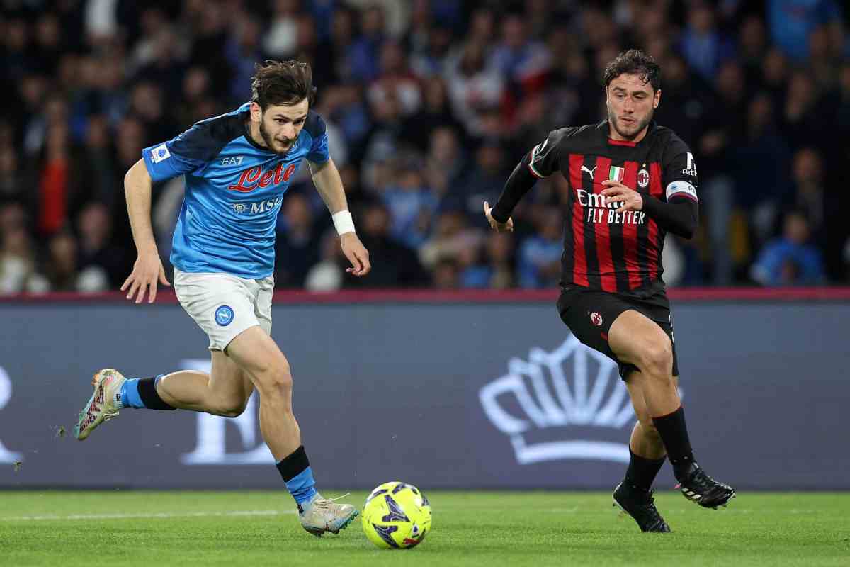 settore ospiti Napoli Milan pieno