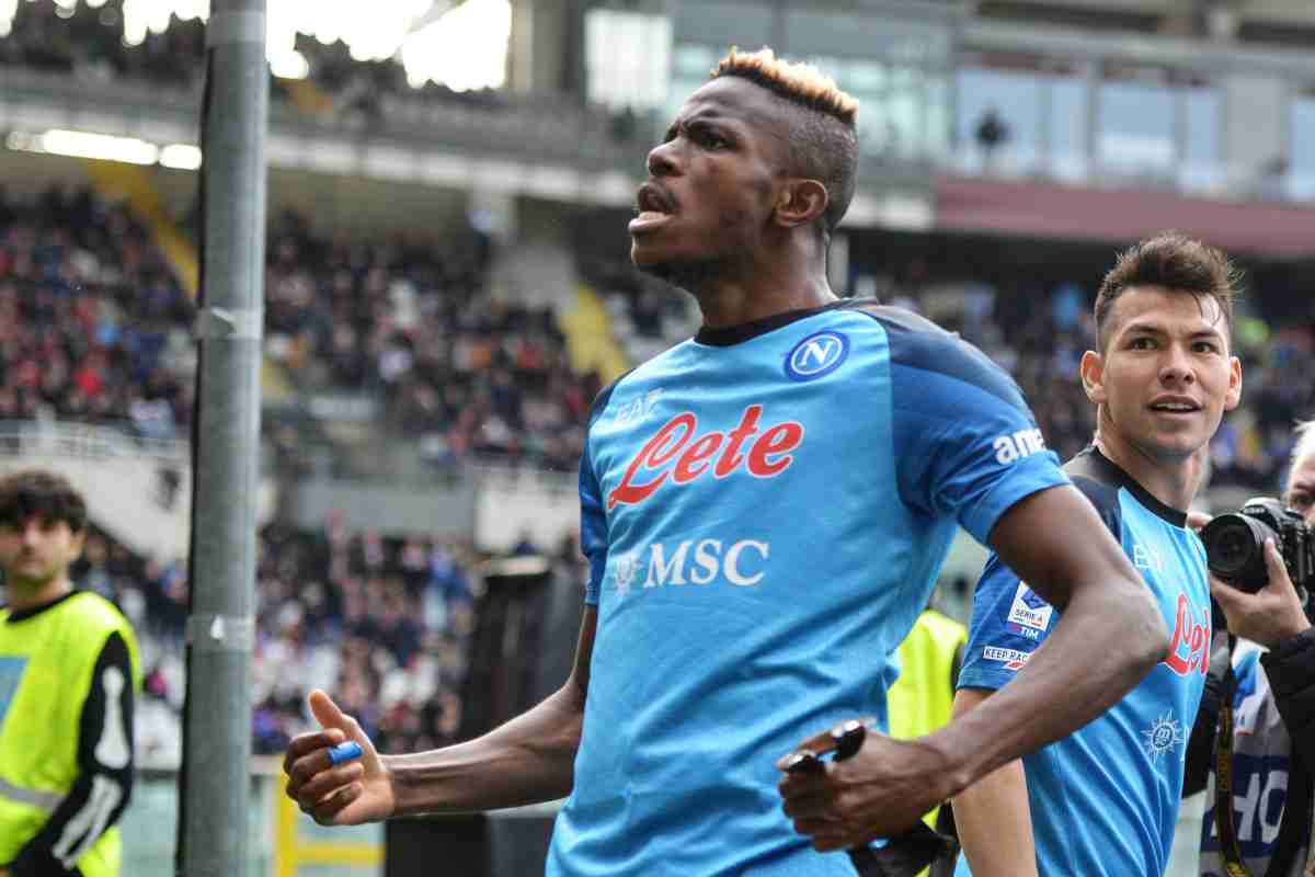 Osimhen non convocato per Milan Napoli