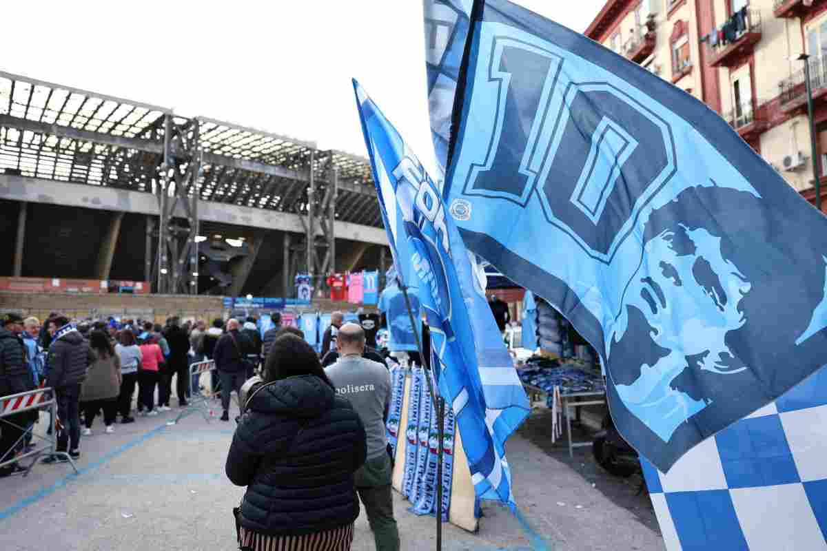 Stadio Maradona prima di una gara 