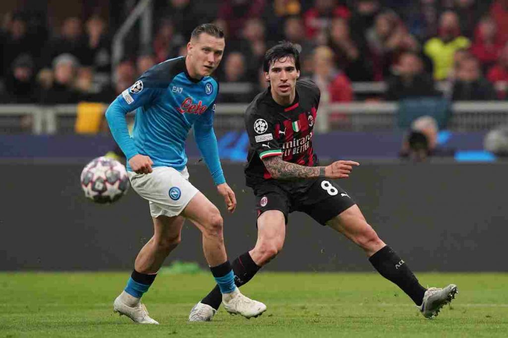 Zielinski e cambio modulo Napoli