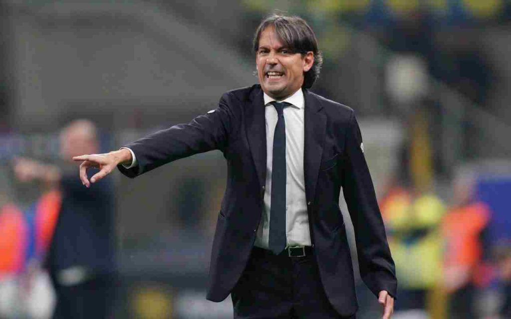 il tecnico dell'Inter Inzaghi