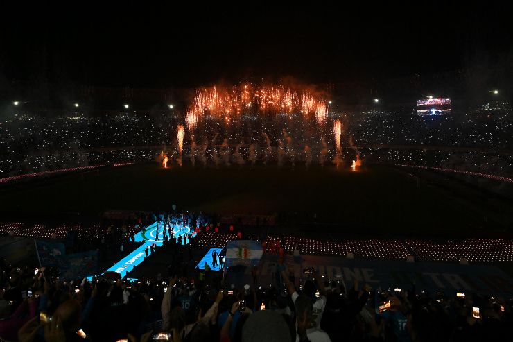 Sorrentino festa scudetto Napoli