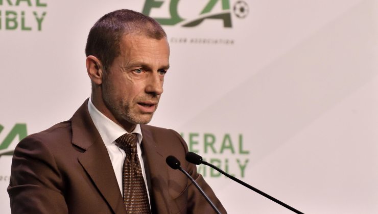 Aleksander Ceferin e la Juve esclusa dalle coppe europee