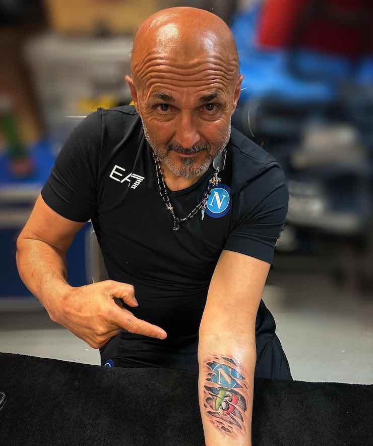 Spalletti e lo Scudetto tatuato