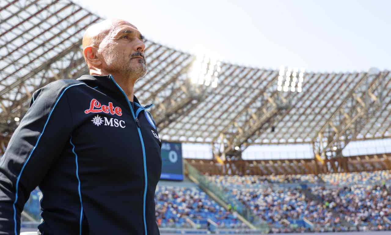 Spalletti in campo col Napoli