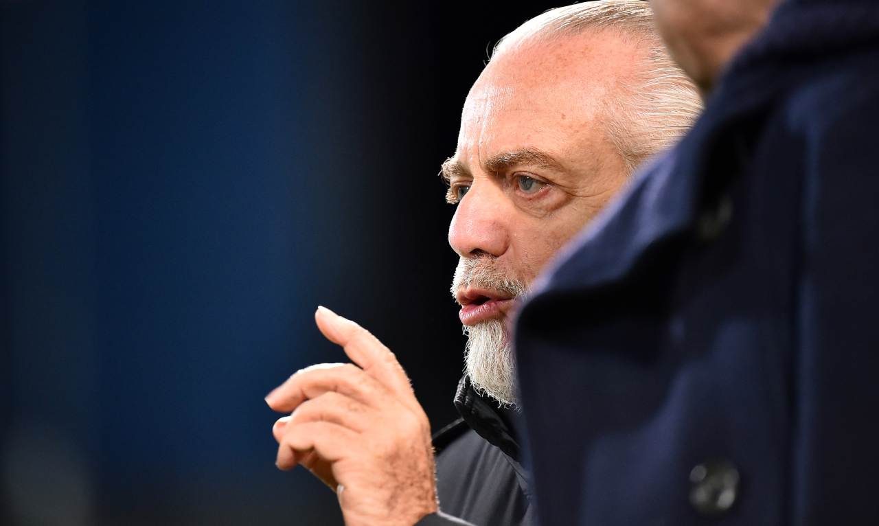 Napoli, primo piano di De Laurentiis