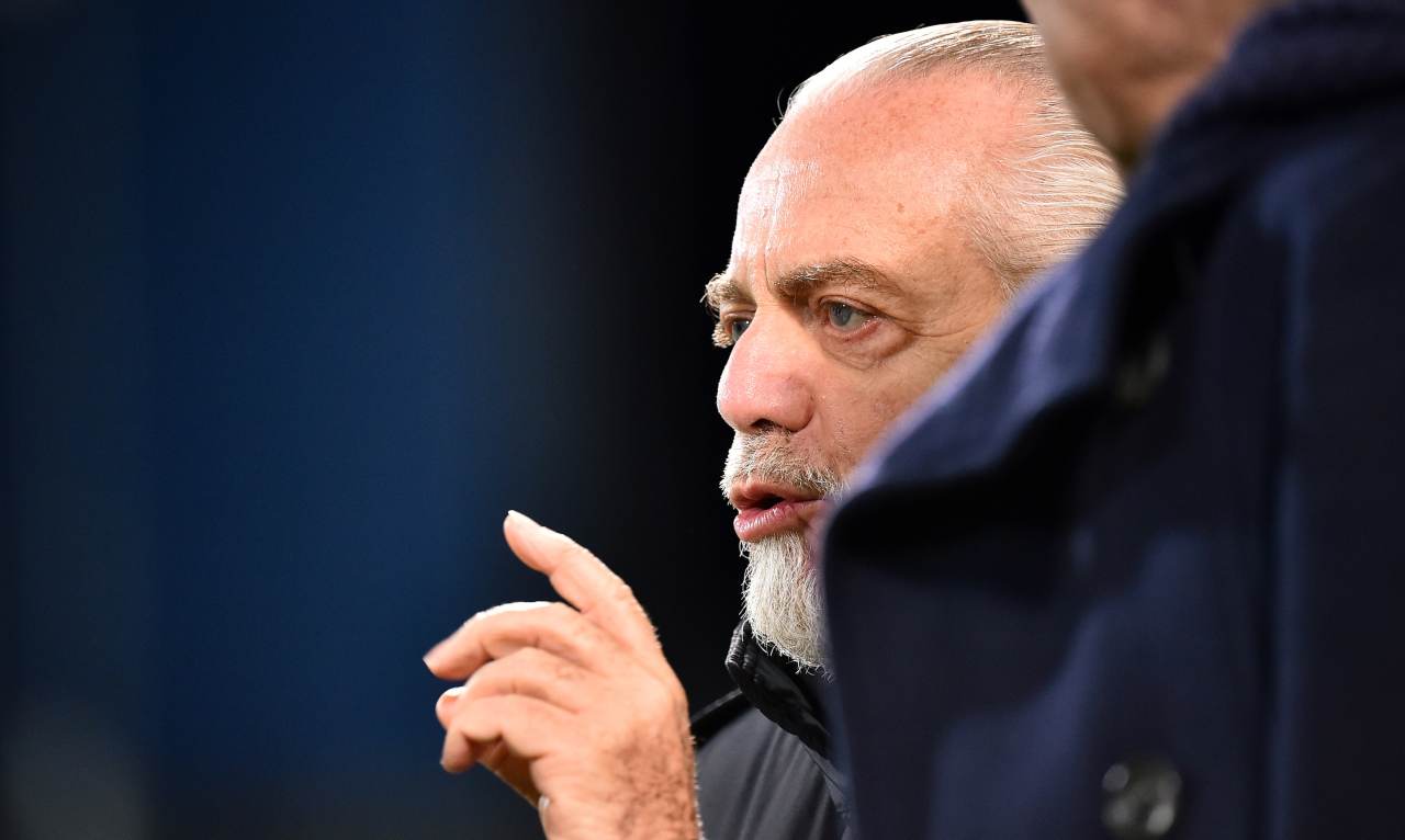 Napoli, De Laurentiis parla