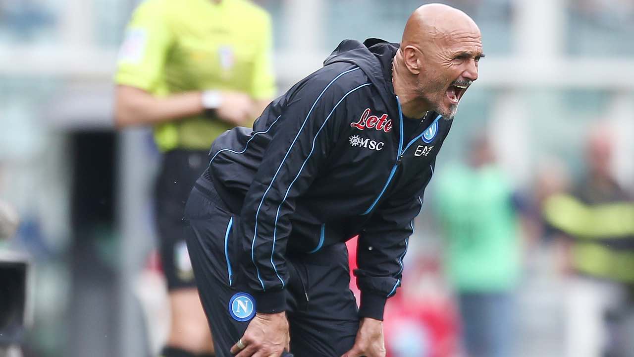 Luciano Spalletti in campo