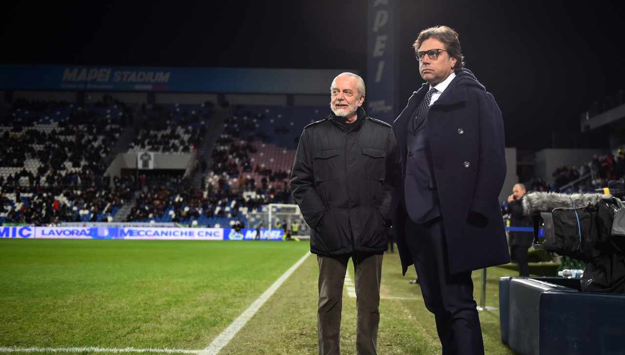 De Laurentiis con Giuntoli