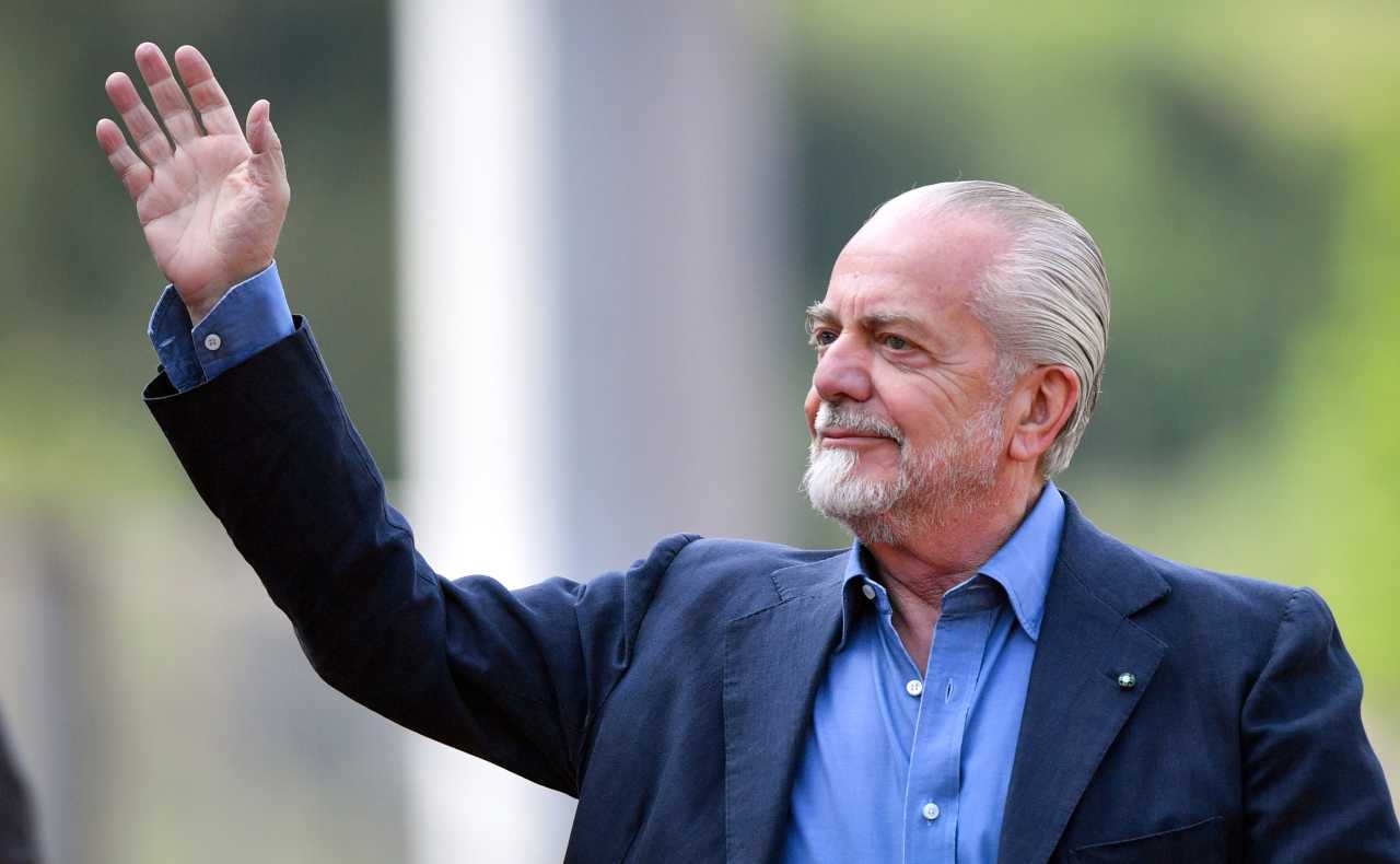 Napoli, il presidente De Laurentiis