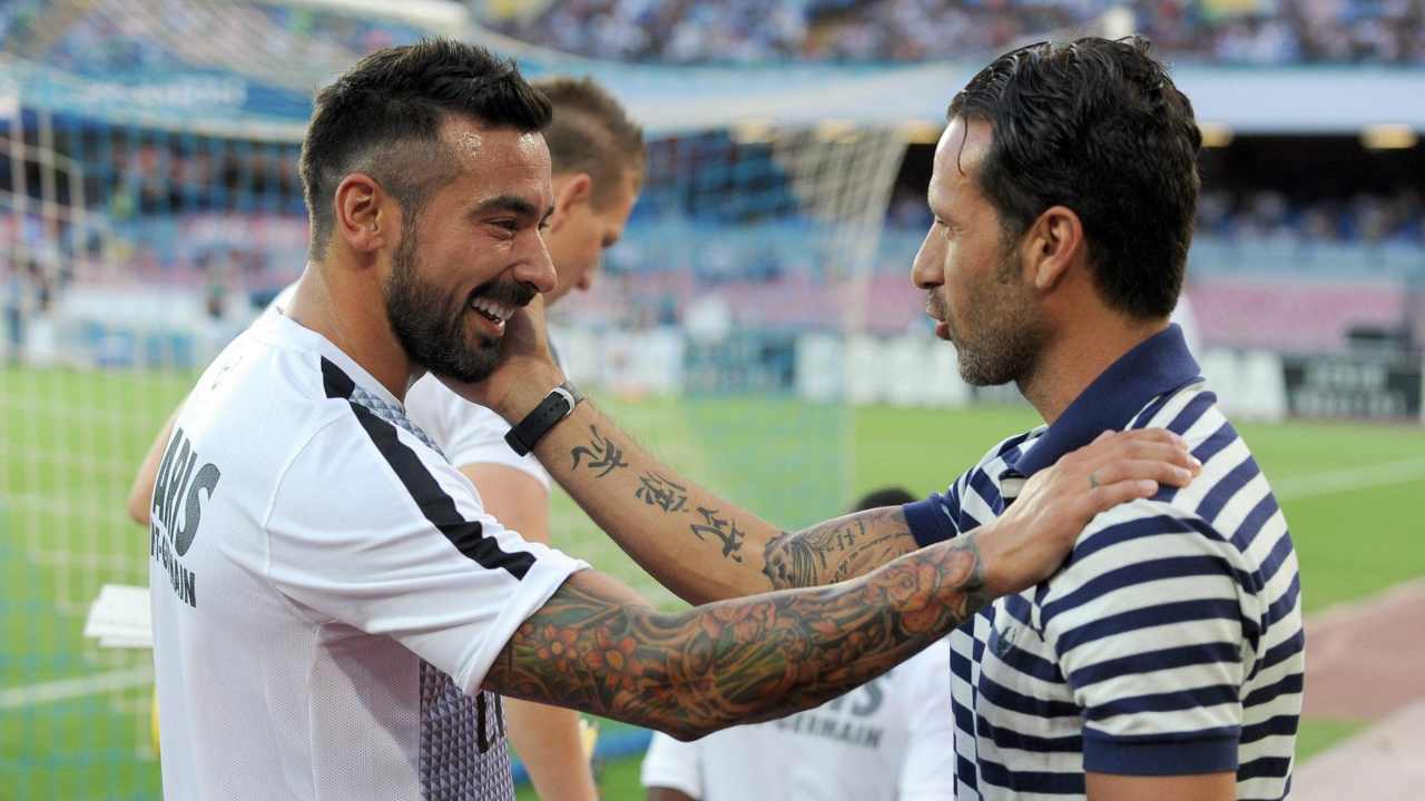 Lavezzi Keylor Navas Napoli