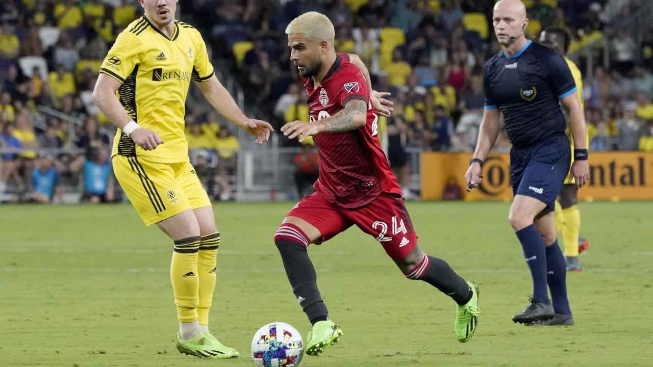 Lorenzo Insigne in campo