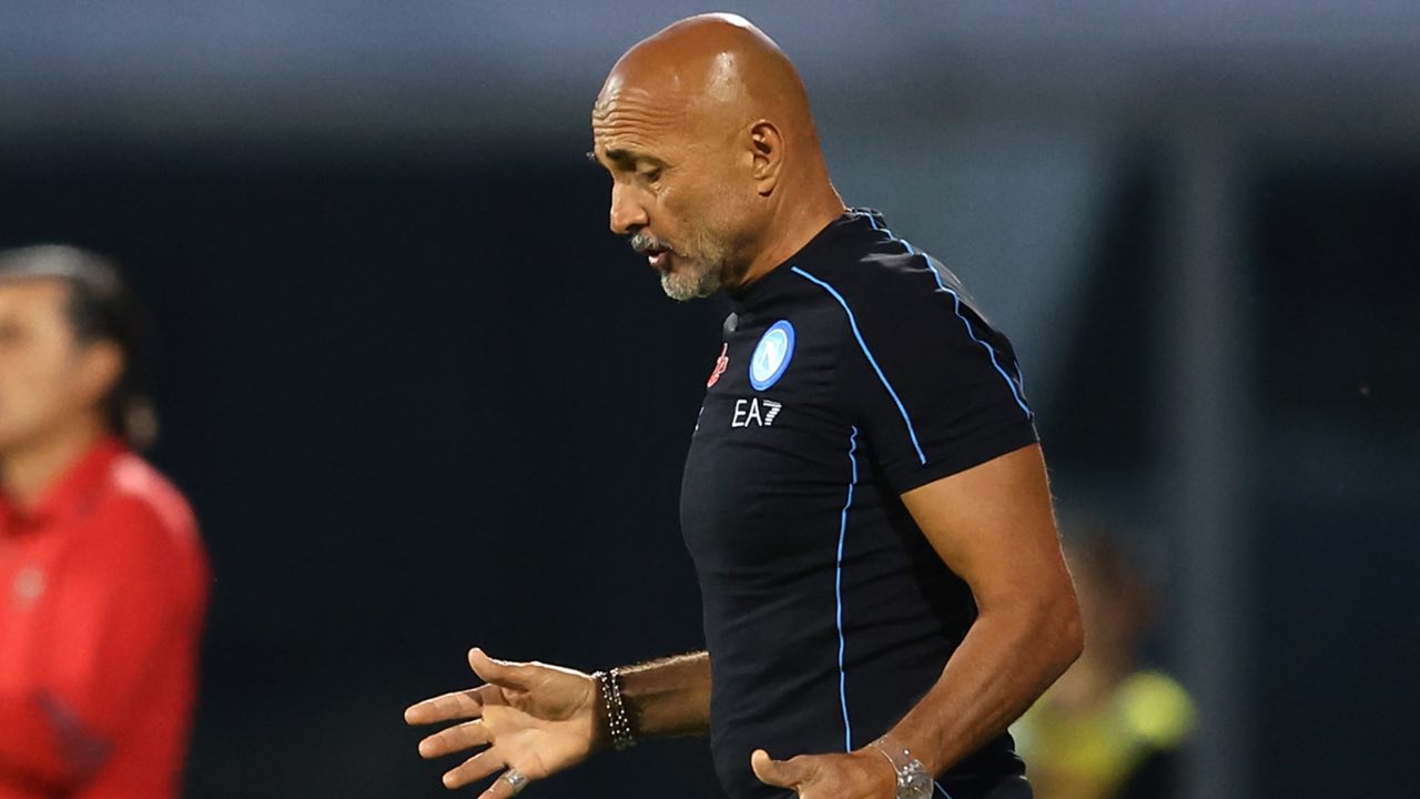 Luciano Spalletti a bordocampo