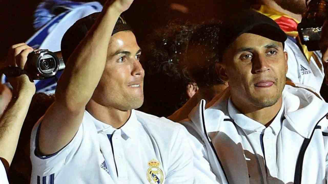 Cristiano Ronaldo e Keylor Navas