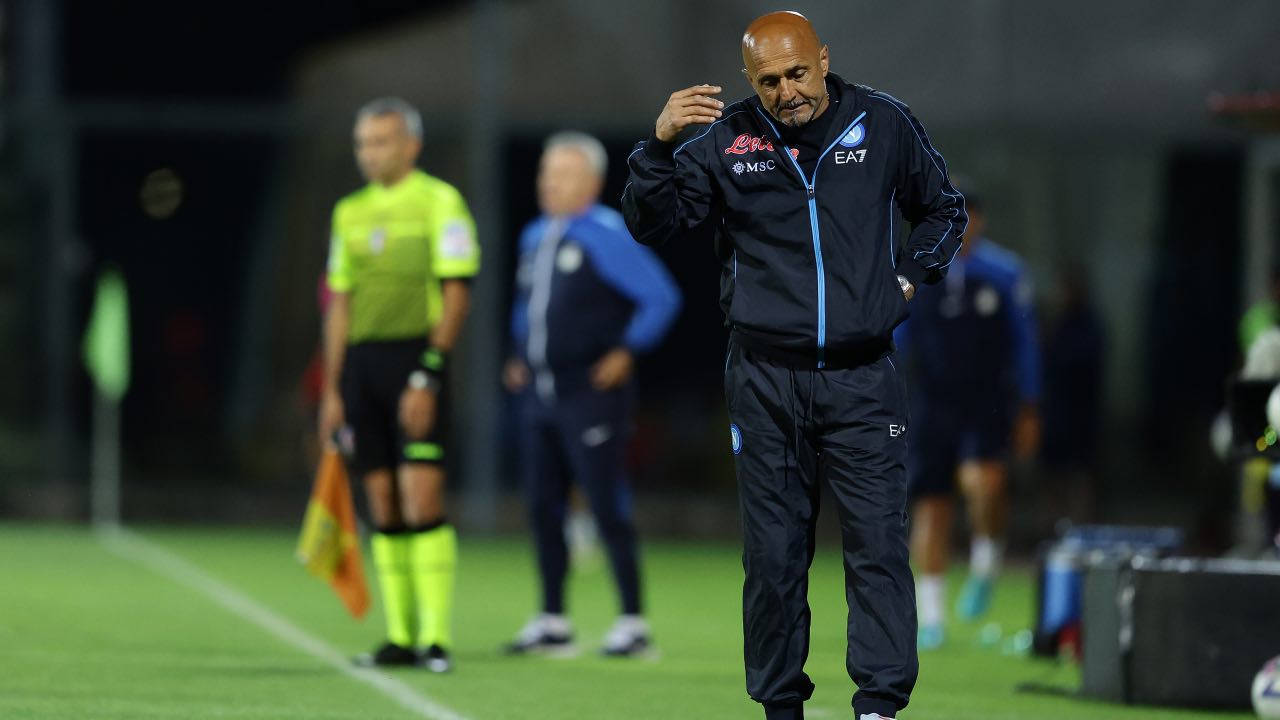 Luciano Spalletti in campo