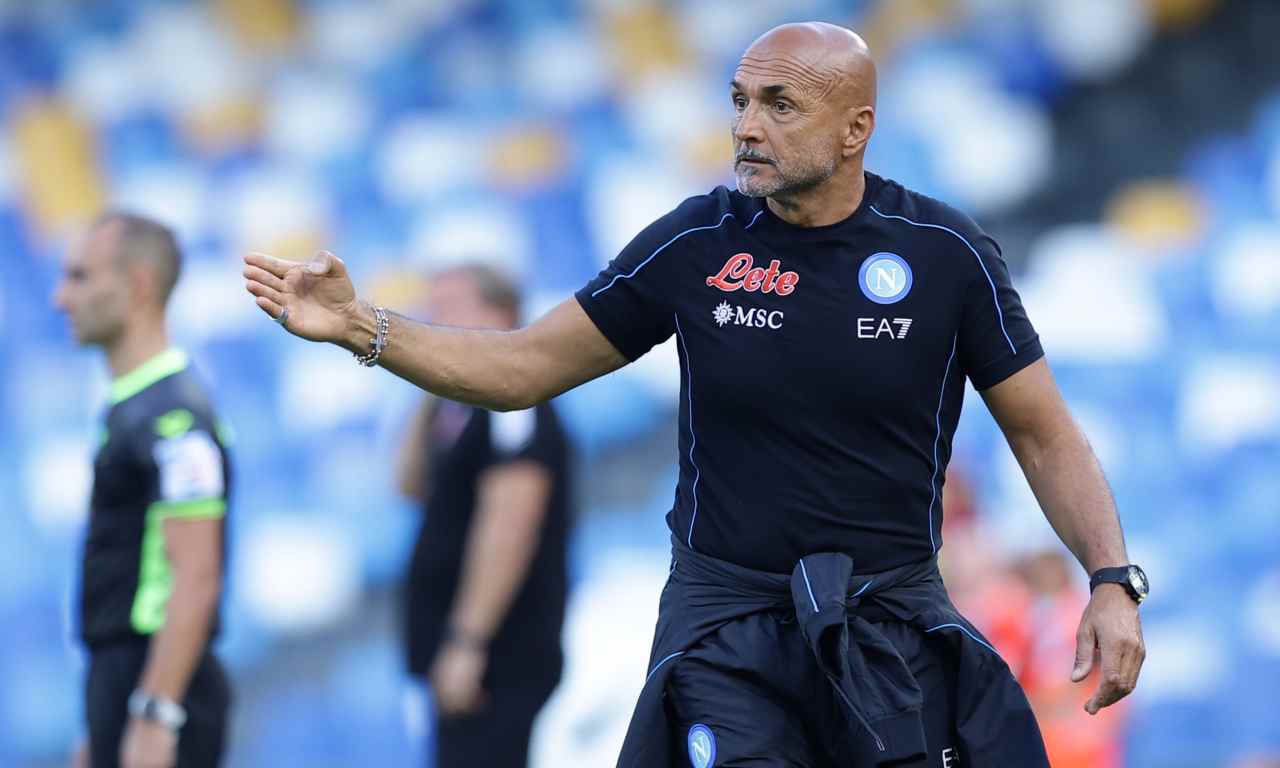 Napoli, Spalletti a bordo campo