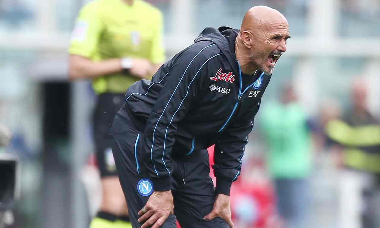 Napoli, Spalletti grida in panchina